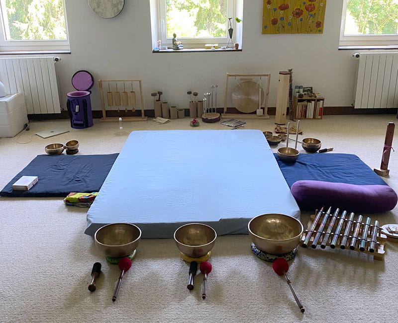 Table de massage de sonothérapie